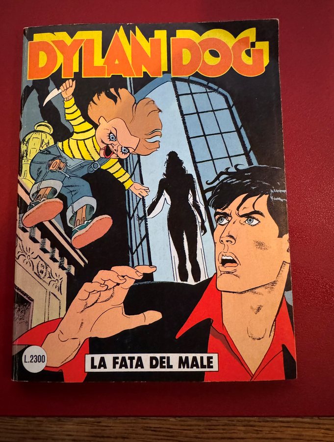 Copertina di Dylan Dog n. 79, La Fata del Male, dalla collezione del curatore